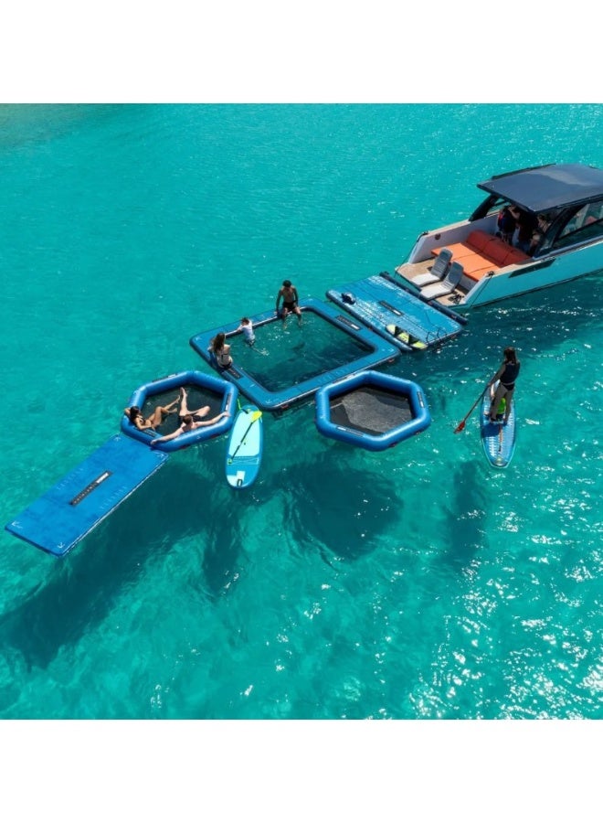 JOBE مجموعة حوض السباحة إنفينيتي من JOBE مع مضخة (4x4م) - Image 1